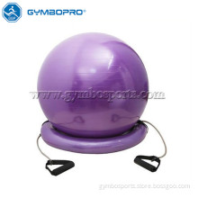 Yoga Ball Exercise Ball With Resistance Bands